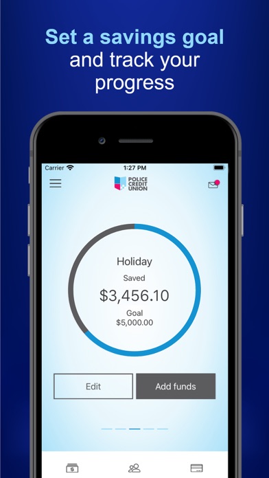 Police Credit Union Banking Screenshot