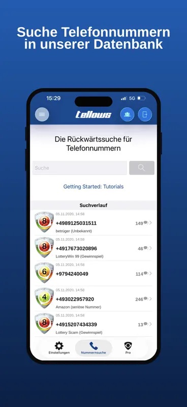 tellows Caller ID & Blocker screenshot 2 of 5