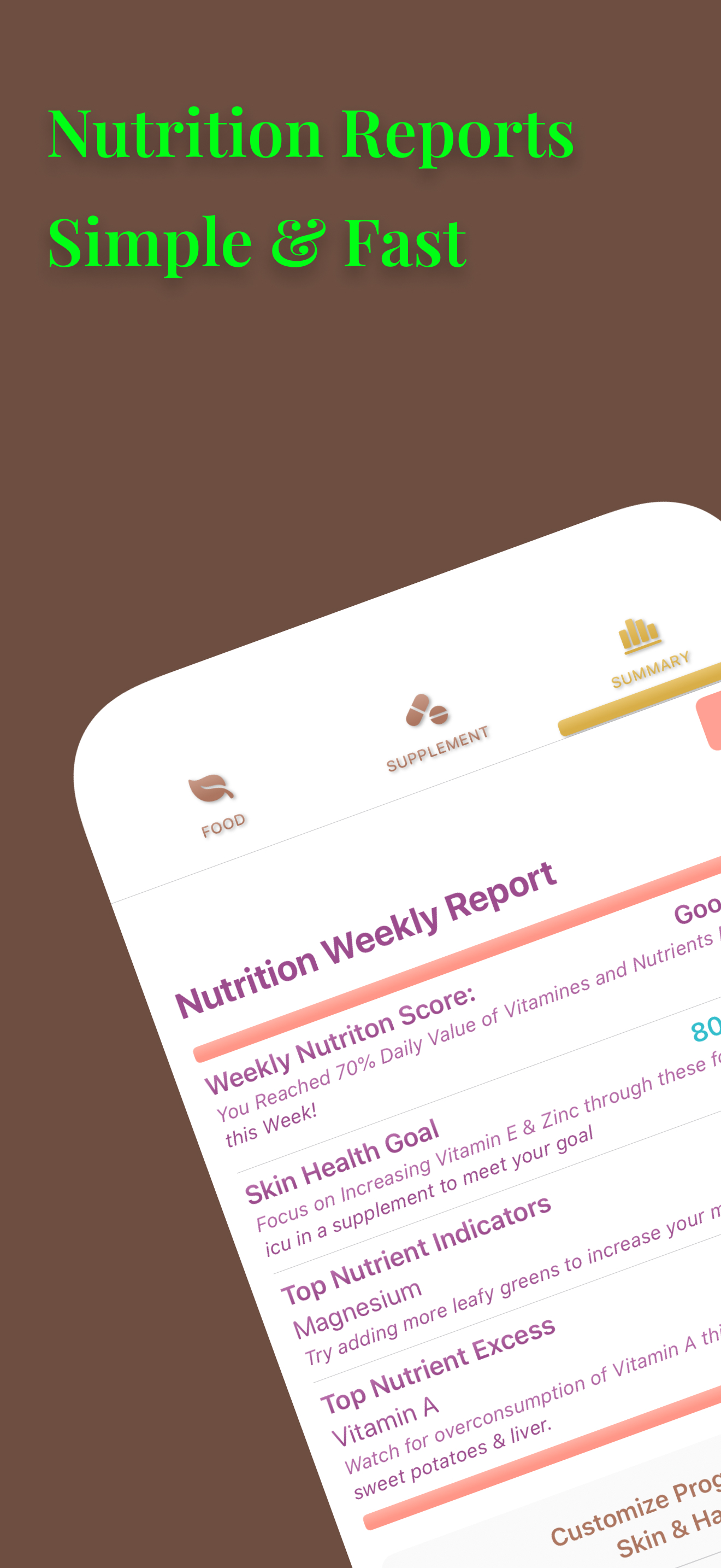Ojala: Nutrition Intelligence screenshot 7