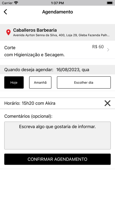 Barbearia Caballeros Screenshot