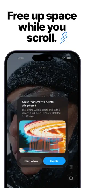 Pafuera - Swipe Photo Cleaner screenshot 2