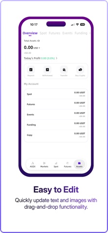 AOZX: Buy BTC & Crypto iPhone screenshot