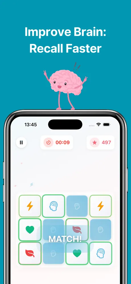 BrainFit Logic Puzzles & Focus 脑力训练应用截图