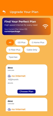 Galaxy Cable Mobile App screenshot