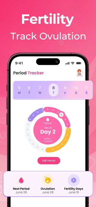 Period Tracker & Cycle Screenshot 3 of 7