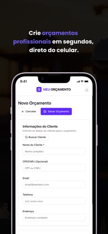 Meu Orçamento screenshot