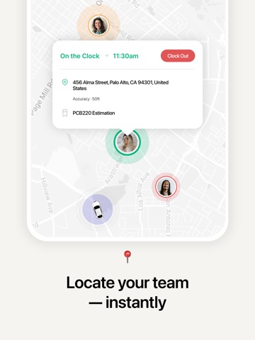 Atto: Time Tracking & Shifts iPad screenshot