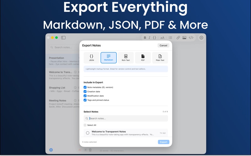 App screenshot