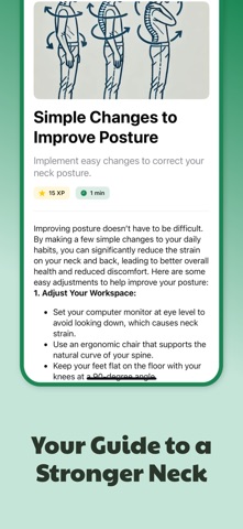 Necklo: Fix Posture & Pain iPhone screenshot