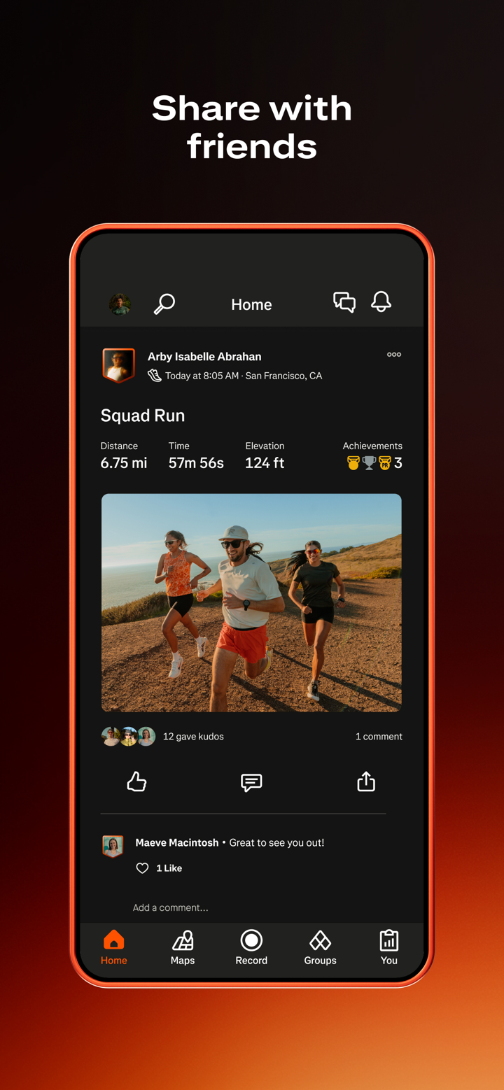 Strava: Run, Bike, Walk screenshot 5