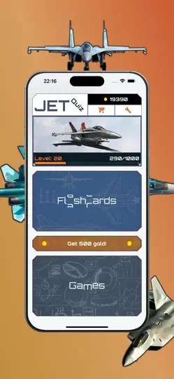 Captura de pantalla de Jet Quiz : Modern Age en iPhone 1