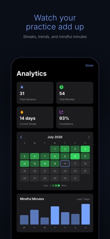 Orris: Breathing Exercises iPhone screenshot