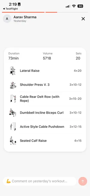 Tribefit Coach screenshot 4