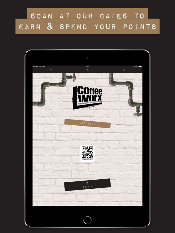 Coffee Worx iPad screenshot