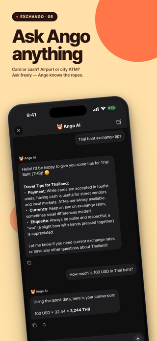 Exchango AI: Currency Convert Screenshot 5 of 8