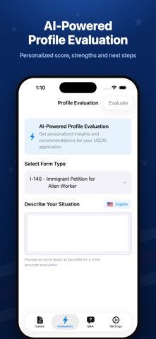 Case Tracker: USCIS Status Screenshot 3 of 4