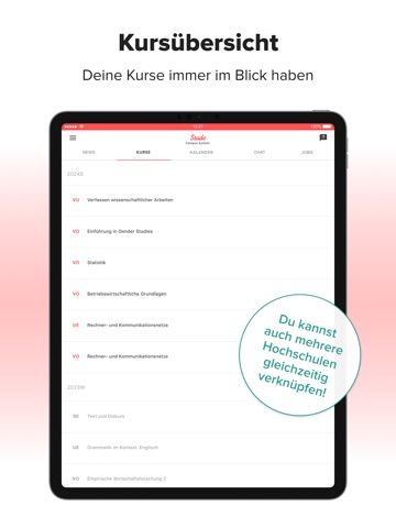 Studo die App für dein Studium iPad screenshot 5
