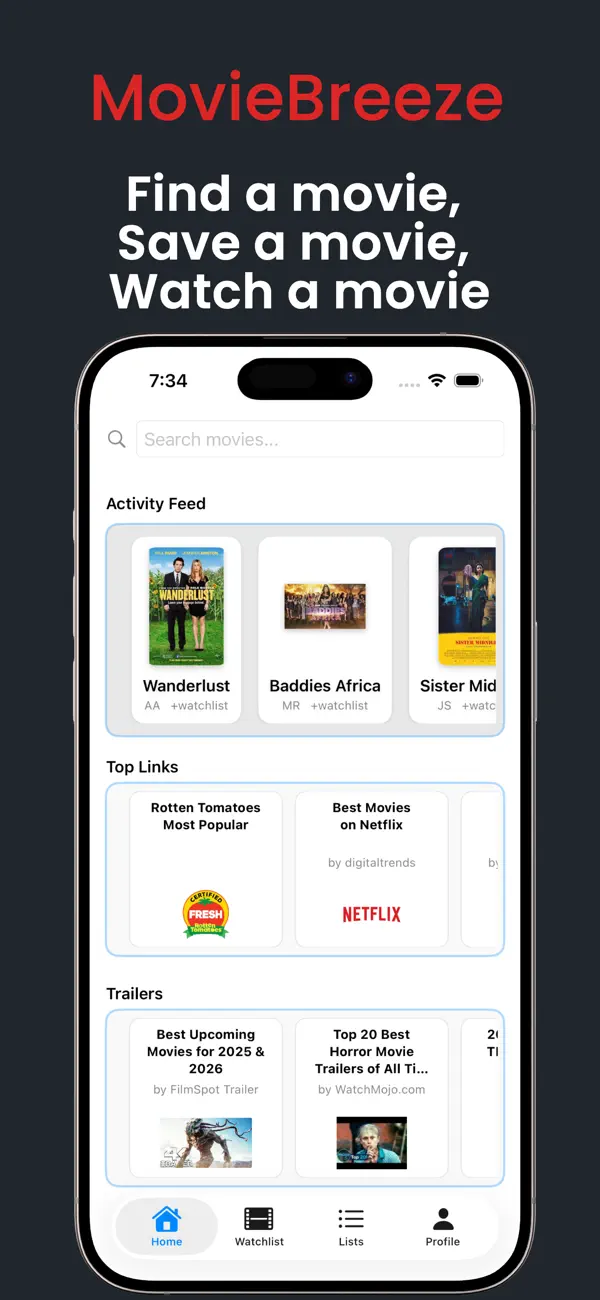 Screenshot #1 pour MovieBreeze