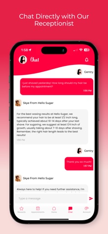 Hello Sugar: Wax, Sugar, Laser iPhone screenshot