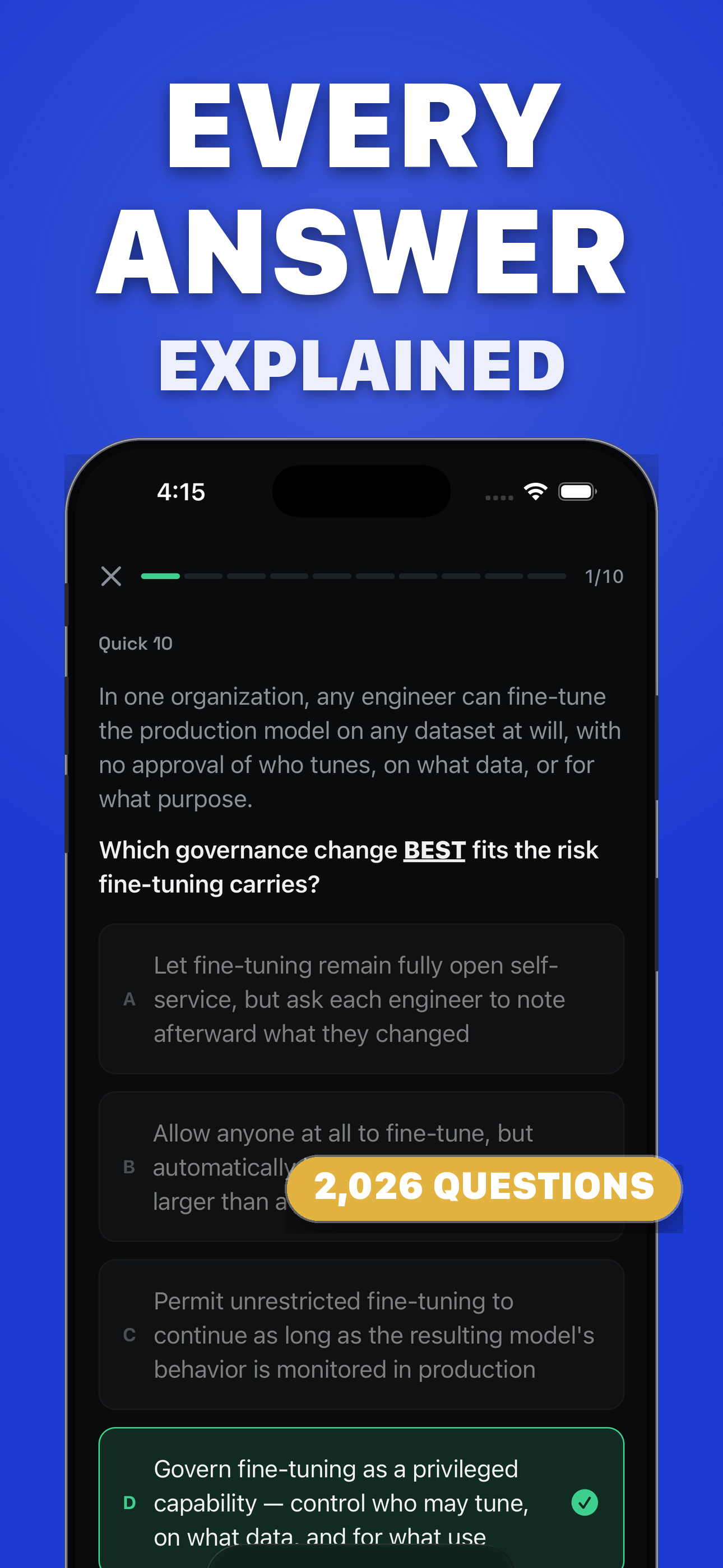 AAISM Exam Prep: AI Security screenshot 2
