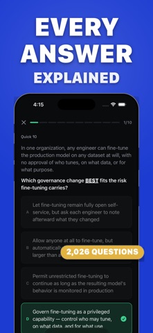 AAISM Exam Prep: AI Security iPhone screenshot