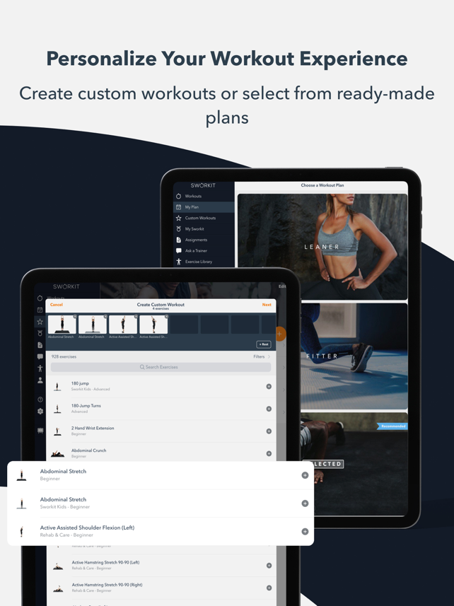 Sworkit Fitness & Wellness App Screenshot