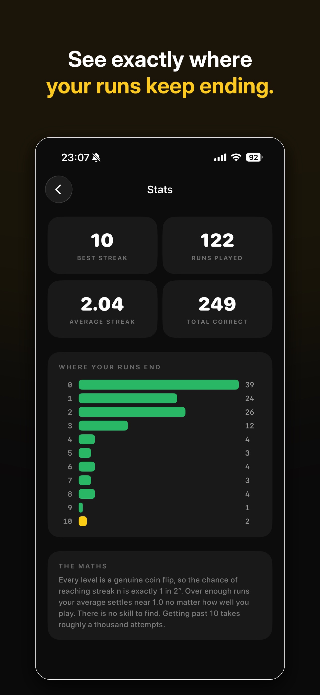 Screenshot 2 of 50/50 Trivia Streak
