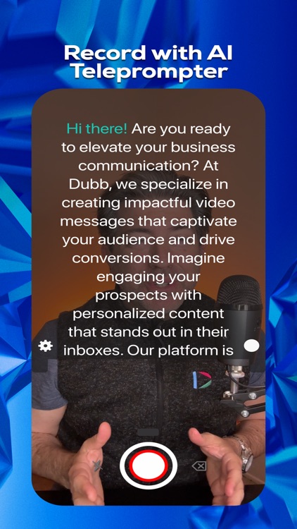 Dubb: AI, teleprompter, video screenshot-0