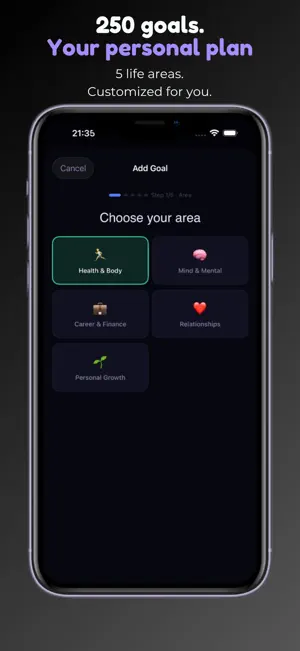 VersionMe-Habit & Goal Tracker screenshot 2