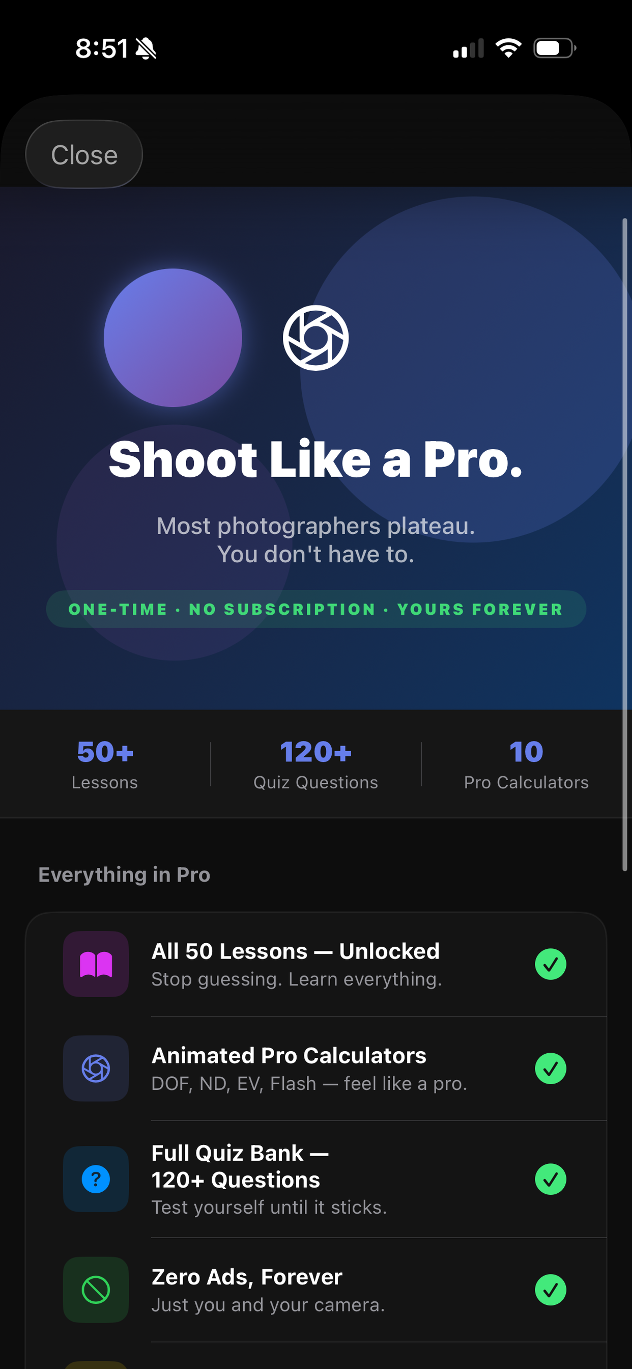 LensMaster - Learn Photography screenshot 11