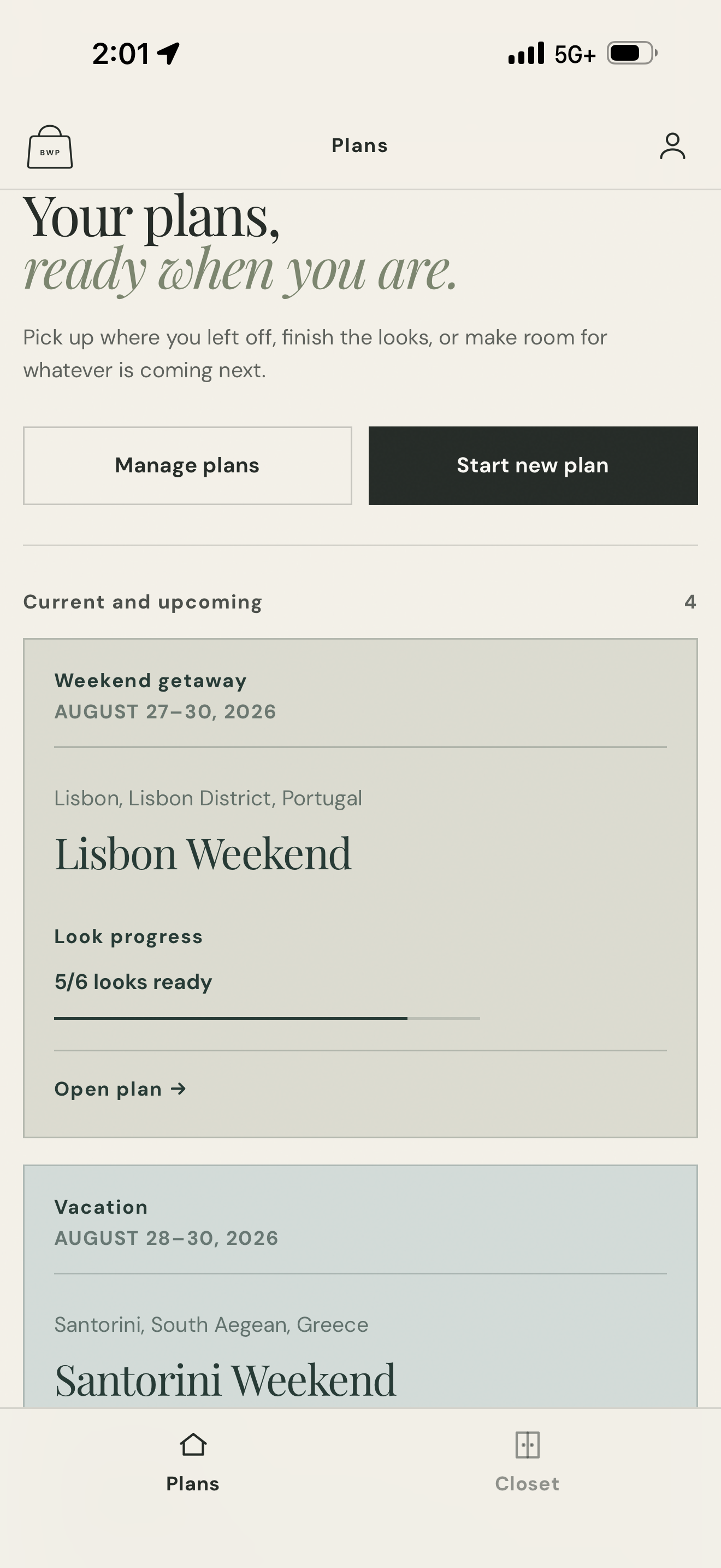Be Well Packed: Outfit Planner screenshot 5