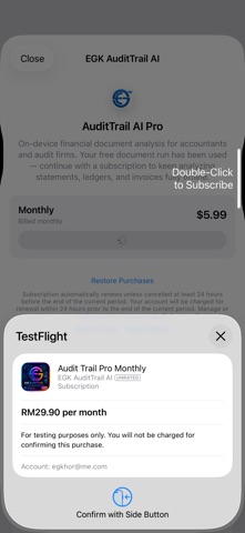 EGK AuditTrail AI screenshot