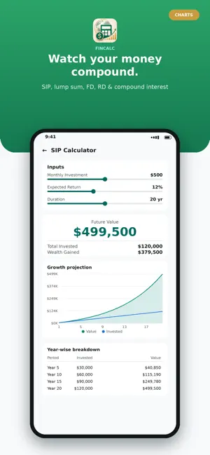 FinCalc: EMI Calculator screenshot 4
