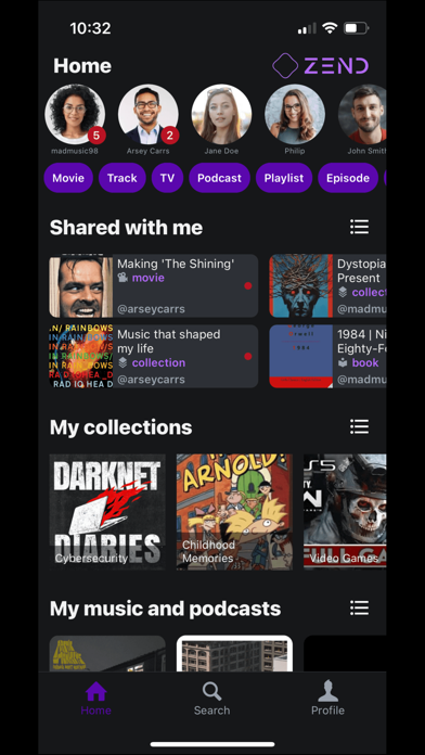 The Zend App Screenshot