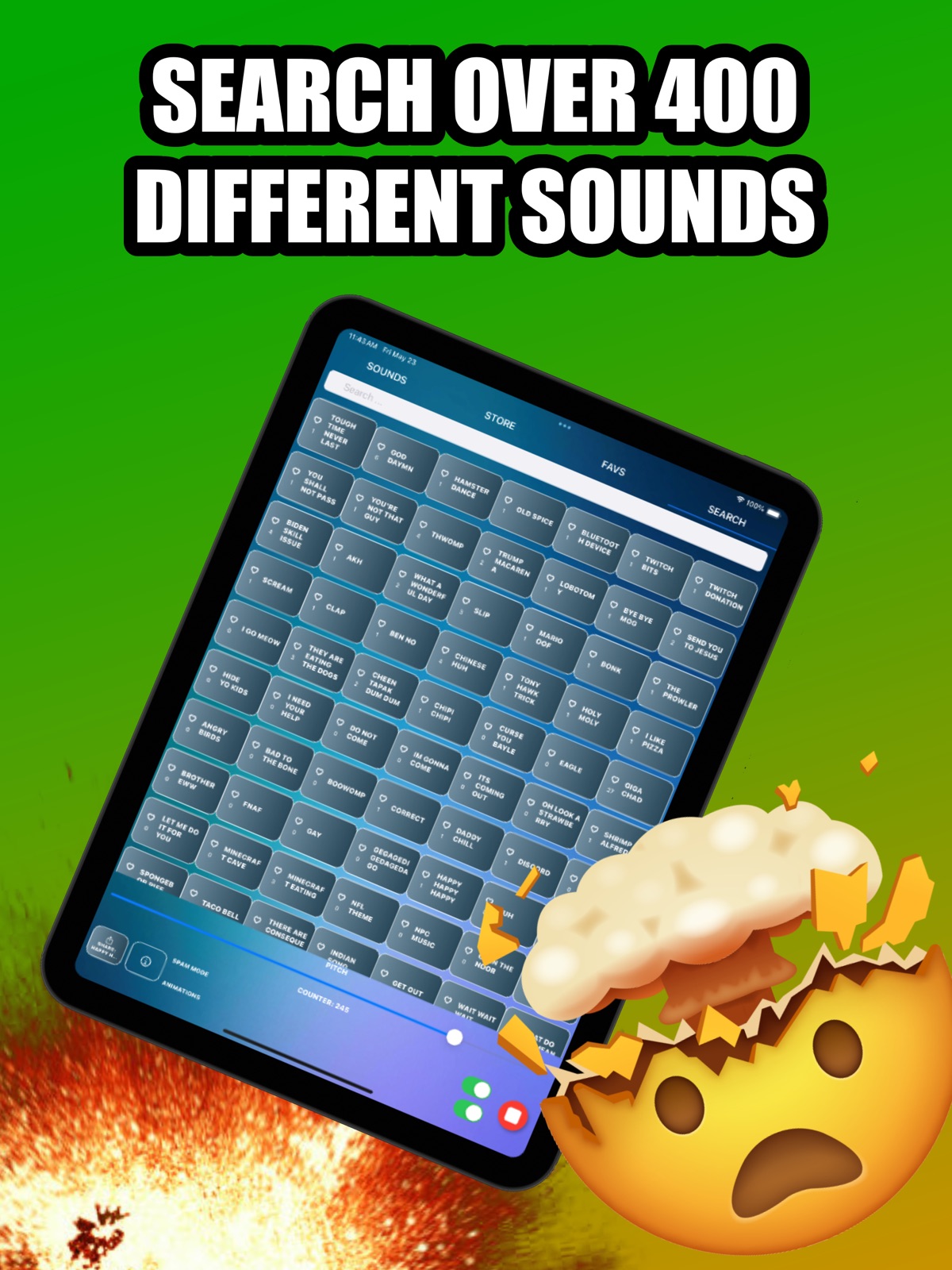 MEME Soundboard Ultimate 2026 ipad screenshot 3