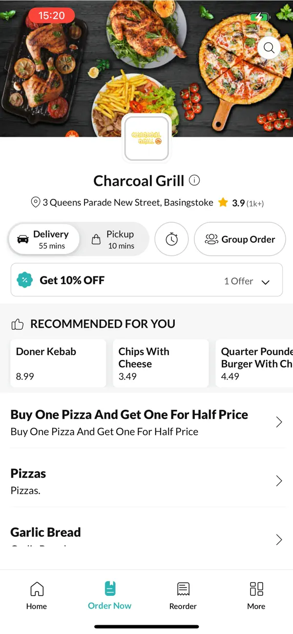 Screenshot #2 pour Charcoal Grill Basingstoke