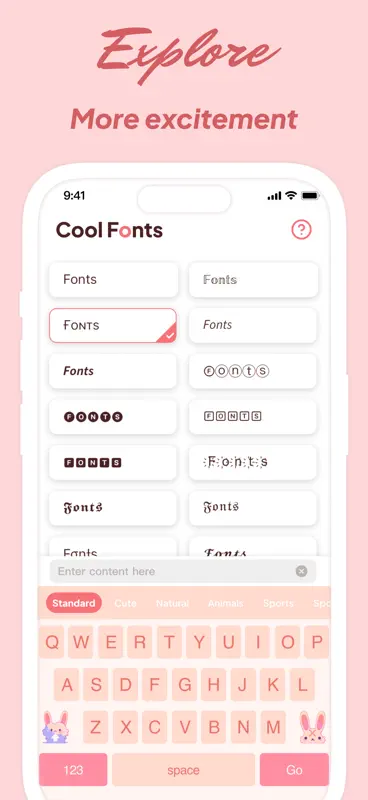 Fonts - Keyboards& themes screenshot 7 of 7