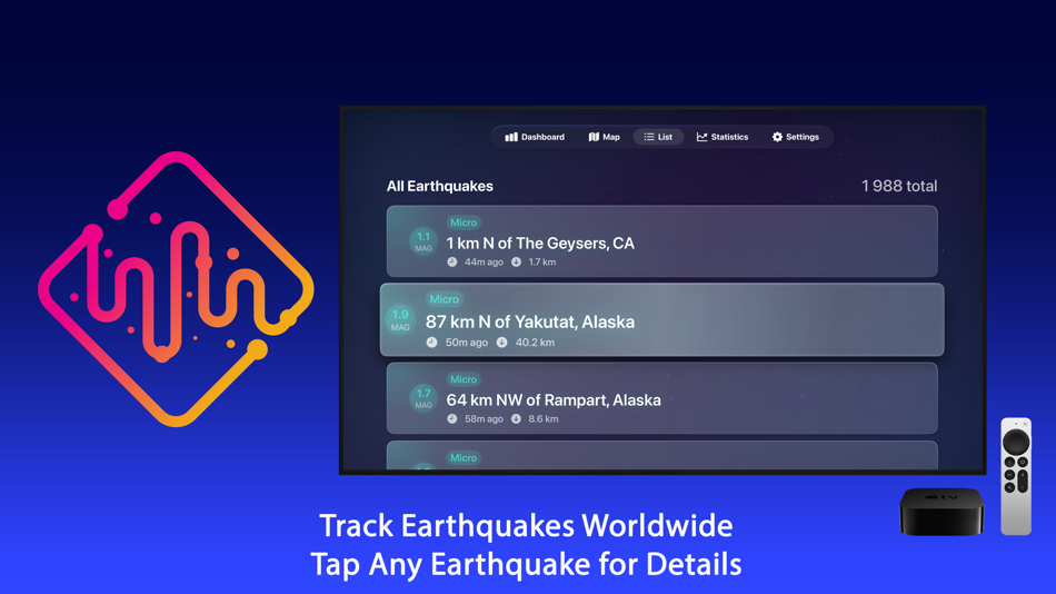 #6. Earthquake Monitor Live Map (iOS) By: Igor Bidenko