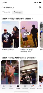 Coach Holley Fit screenshot #4 for iPhone