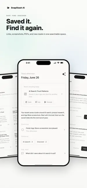 SnapStash - AI Screenshot org screenshot 1