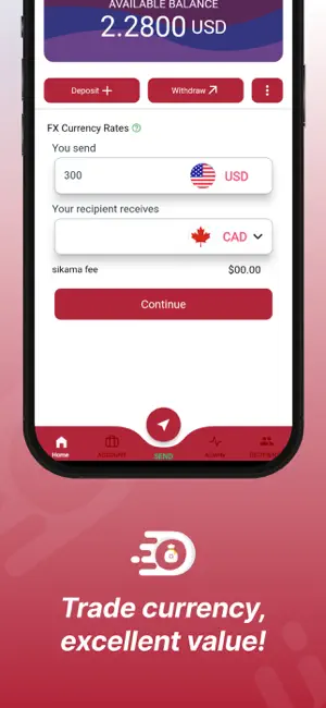 Sikama: Send and Transfer screenshot 2