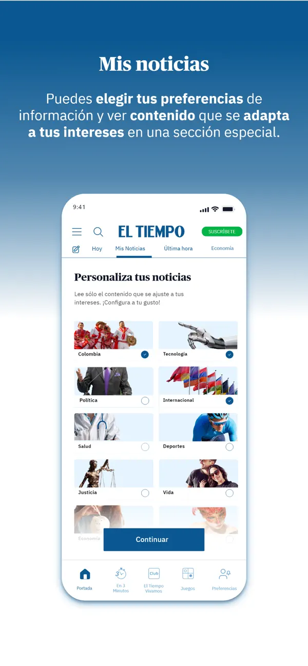 Screenshot #2 pour Periódico EL TIEMPO - Noticias