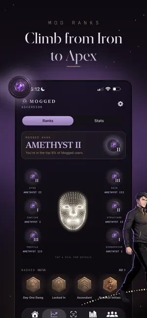 Mogged: Glow Up for Men screenshot 2