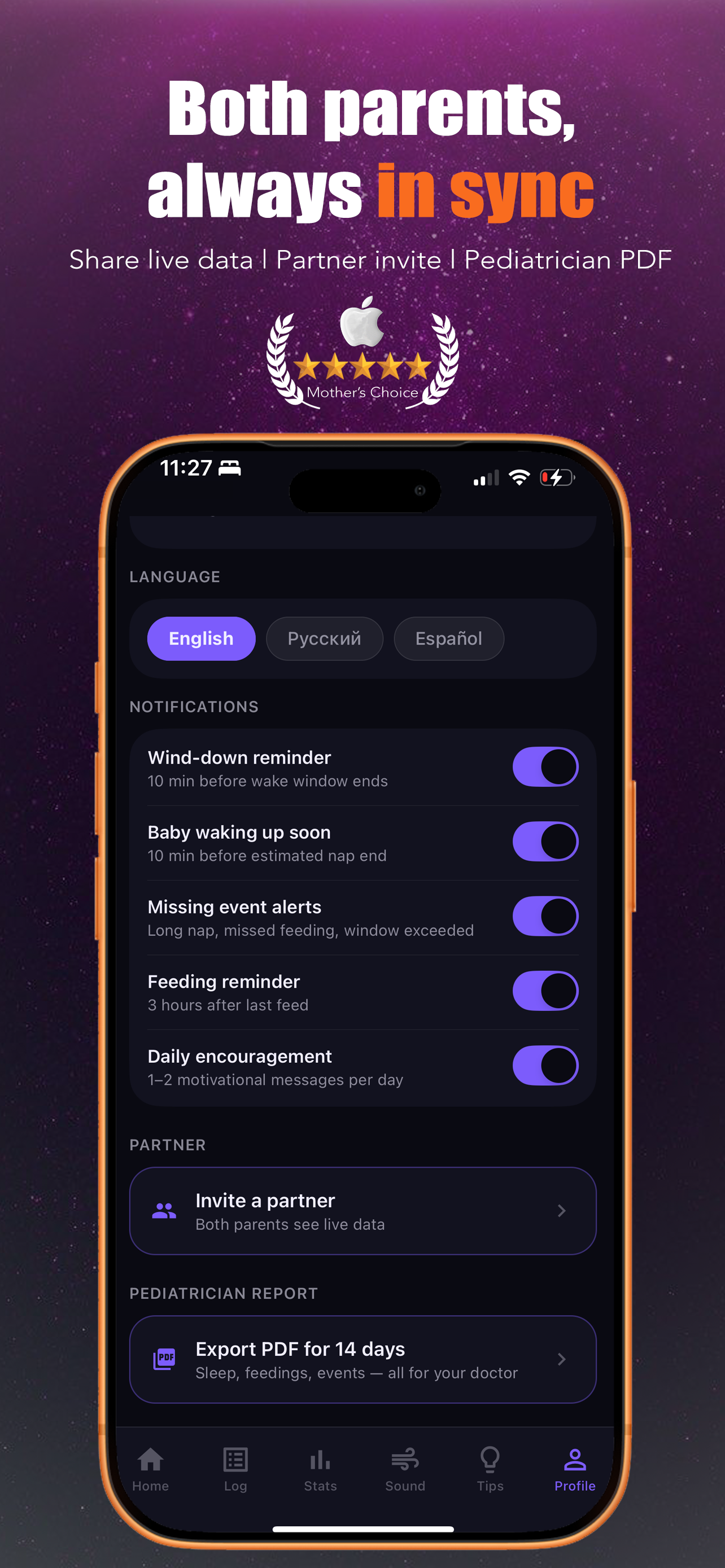 Lunaby: Baby Sleep Tracker screenshot 8