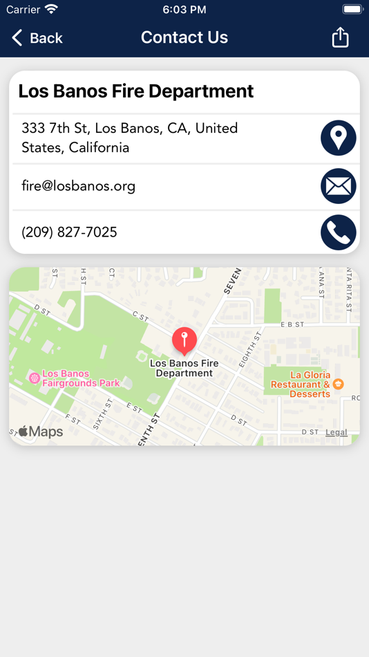 #2. Los Banos Fire Department (iOS) Av: Los Banos Fire Department