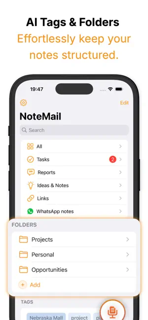 NoteMail: AI Meeting Notes screenshot 3