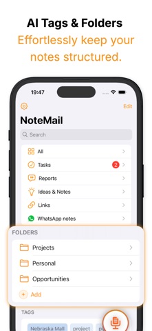 NoteMail: AI Meeting Notes Screenshot 3 of 9