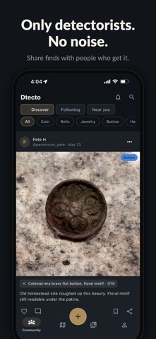 Dtecto: Metal Detecting, App Store screenshot