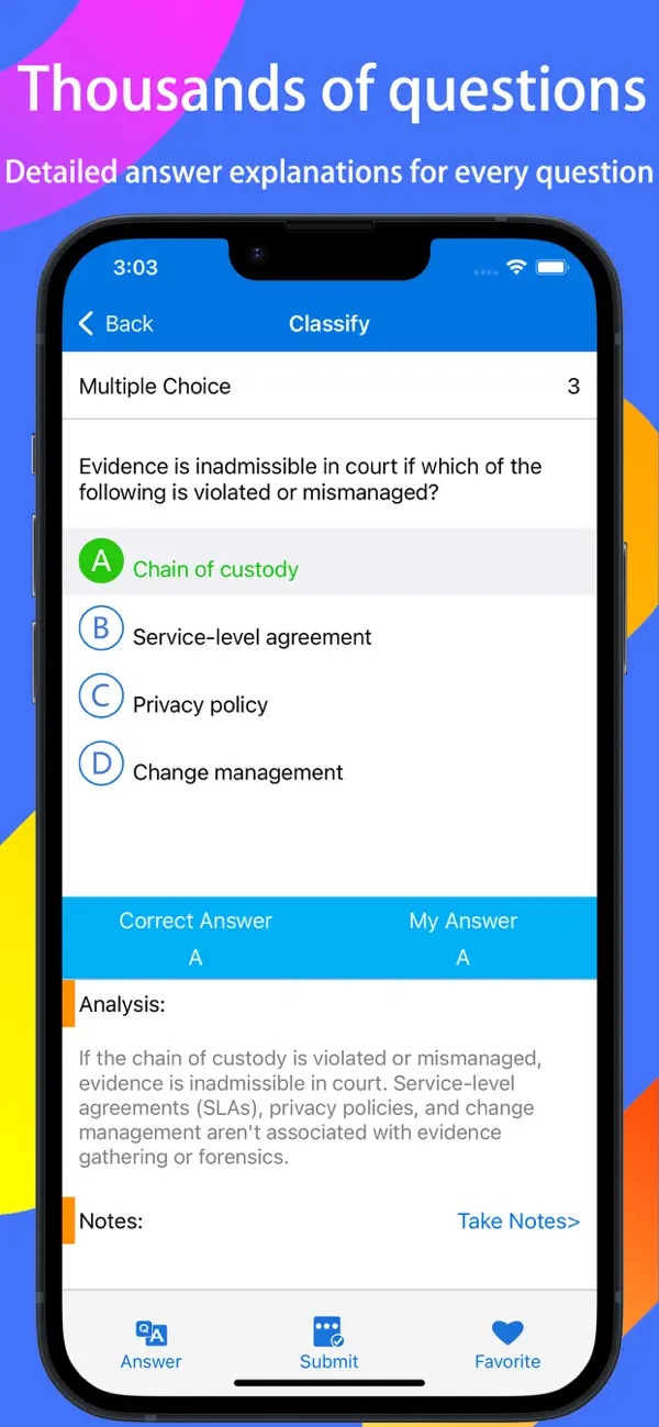 Screenshot #3 pour CompTIA Security+ Exam Expert