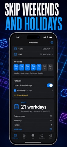 Date Calculator: Days Between Screenshot 7 of 10
